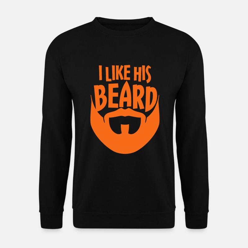 Bärte Spruch Lustiges Bartgeschenk Bart - Unisex Pullover - Schwarz