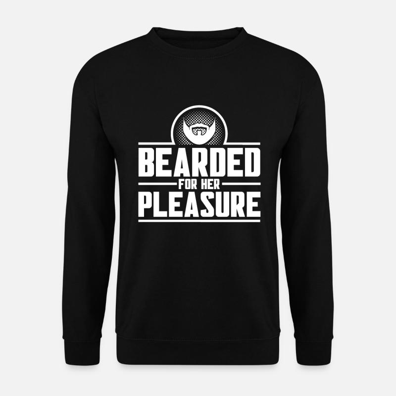 Bärte Spruch Lustiges Bartgeschenk Bart - Unisex Pullover - Schwarz