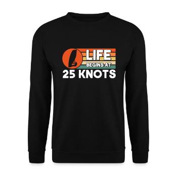 Windsurfen Surfboard Kite Geschenk Für Windsurfer - Unisex Pullover - Schwarz - Vorne - Alina (178cm) & Michal (187cm)