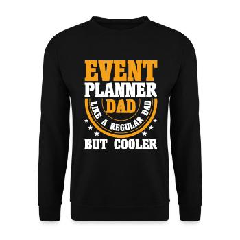 Event Planner Wedding Planner Event Manager - Unisex Sweatshirt - black - Front - Alina (178cm) & Michal (187cm)