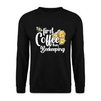 Apiculture Apiculteurs Abeilles Apiculteurs - Sweat-shirt Unisexe - noir - Devant - Alina (178cm) & Michal (187cm)
