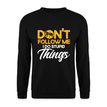 Apiculture Apiculteurs Abeilles Apiculteurs - Sweat-shirt Unisexe - noir - Devant - Alina (178cm) & Michal (187cm)