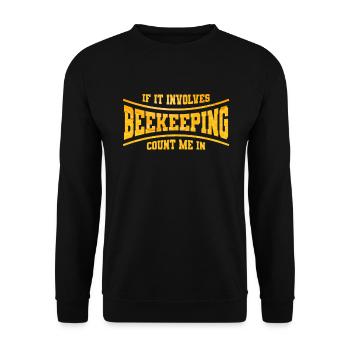 Apiculture Apiculteurs Abeilles Apiculteurs - Sweat-shirt Unisexe - noir - Devant - Alina (178cm) & Michal (187cm)