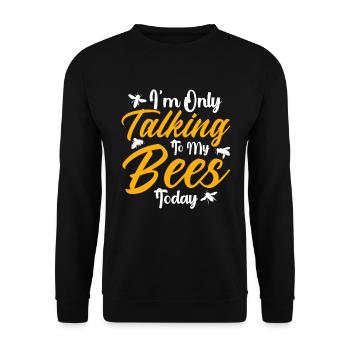 Apiculture Apiculteurs Abeilles Apiculteurs - Sweat-shirt Unisexe - noir - Devant - Alina (178cm) & Michal (187cm)