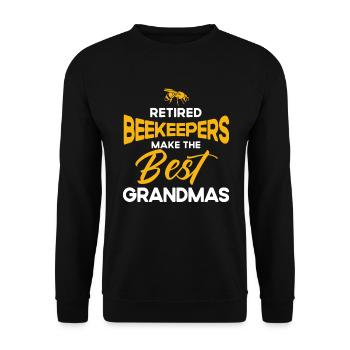 Apiculture Apiculteurs Abeilles Apiculteurs - Sweat-shirt Unisexe - noir - Devant - Alina (178cm) & Michal (187cm)