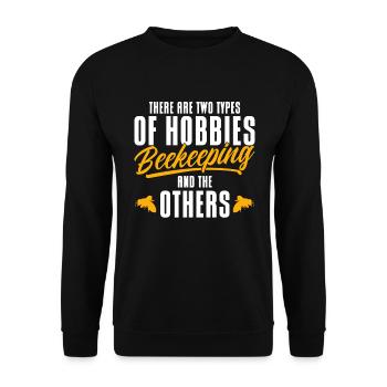 Apiculture Apiculteurs Abeilles Apiculteurs - Sweat-shirt Unisexe - noir - Devant - Alina (178cm) & Michal (187cm)