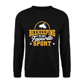 Apiculture Apiculteurs Abeilles Apiculteurs - Sweat-shirt Unisexe - noir - Devant - Alina (178cm) & Michal (187cm)