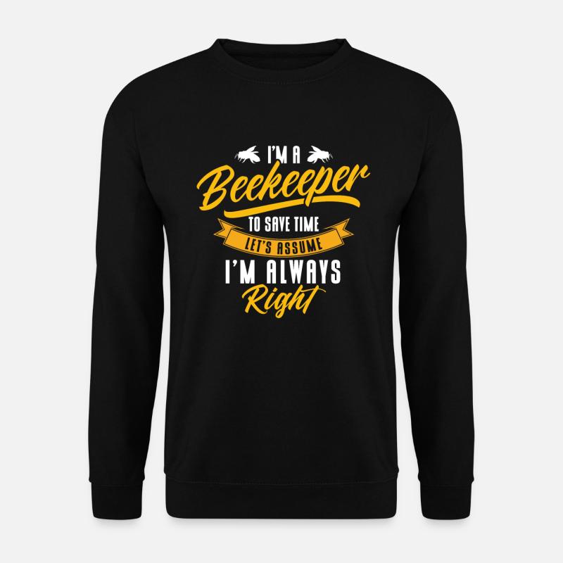 Beekeeping Beekeepers Bees Honey Beekeepers - Unisex Sweatshirt - black