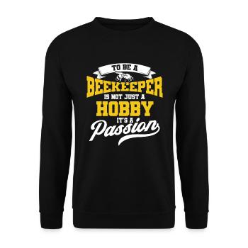 Apiculture Apiculteurs Abeilles Apiculteurs - Sweat-shirt Unisexe - noir - Devant - Alina (178cm) & Michal (187cm)