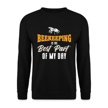 Apiculture Apiculteurs Abeilles Apiculteurs - Sweat-shirt Unisexe - noir - Devant - Alina (178cm) & Michal (187cm)