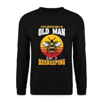 Apiculture Apiculteurs Abeilles Apiculteurs - Sweat-shirt Unisexe - noir - Devant - Alina (178cm) & Michal (187cm)