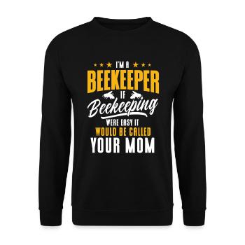 Apiculture Apiculteurs Abeilles Apiculteurs - Sweat-shirt Unisexe - noir - Devant - Alina (178cm) & Michal (187cm)