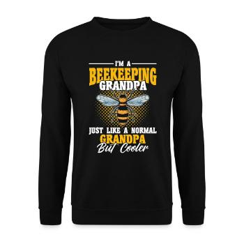 Apiculture Apiculteurs Abeilles Apiculteurs - Sweat-shirt Unisexe - noir - Devant - Alina (178cm) & Michal (187cm)
