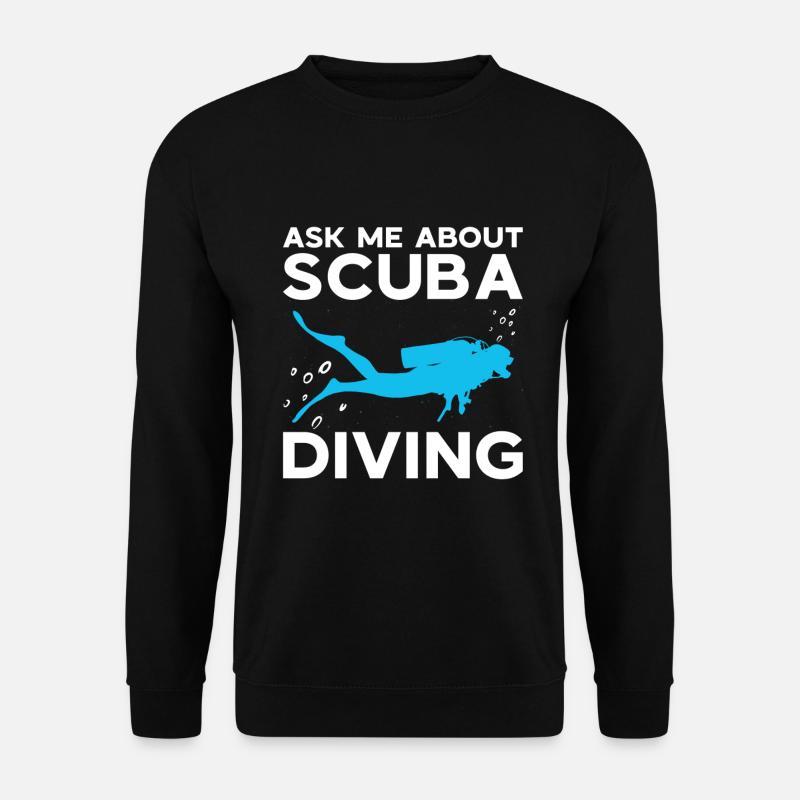 Sporttauchen Geschenk Unterwasser Sporttaucher - Unisex Pullover - Schwarz