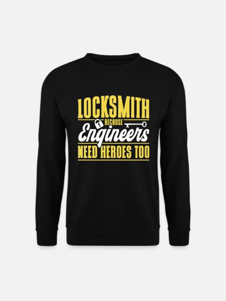 Locksmith Lock Picking Employee Locksmith - Unisex Sweatshirt - black