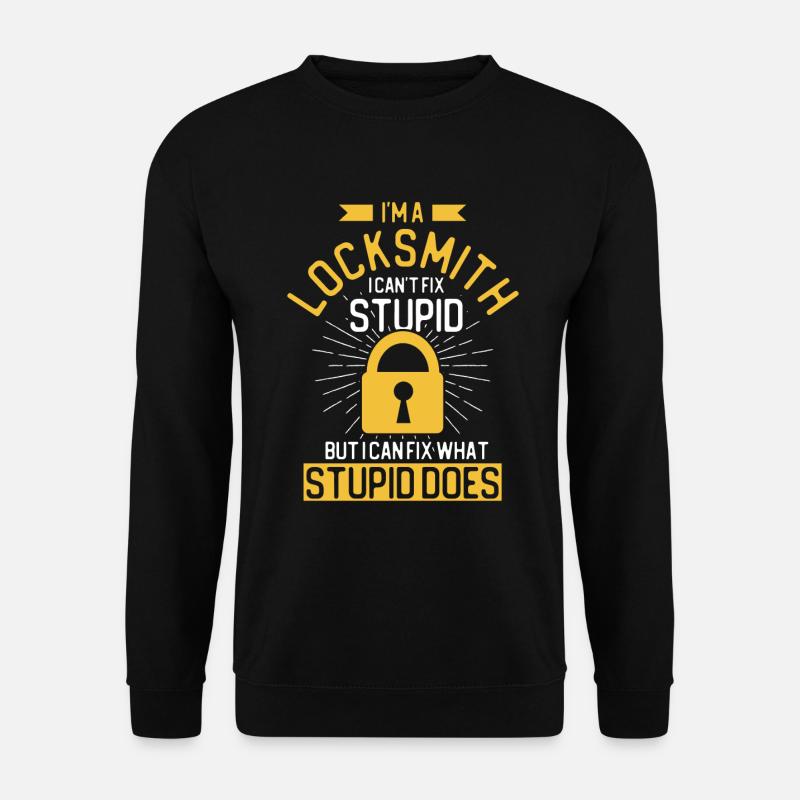 Locksmith Lock Picking Employee Locksmith - Unisex Sweatshirt - black