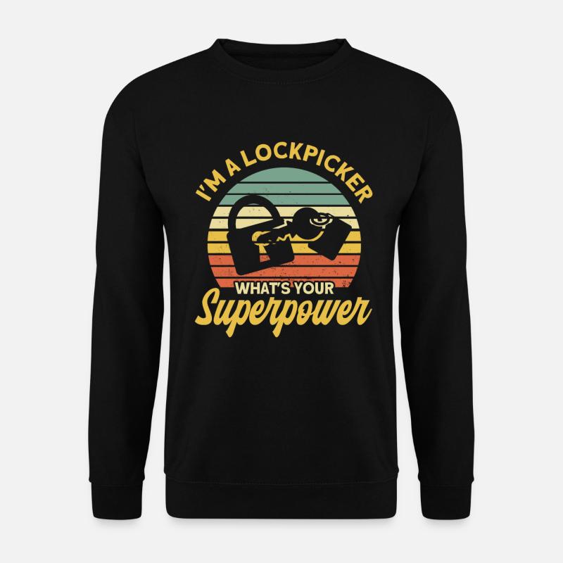 Locksmith Lock Picking Employee Locksmith - Unisex Sweatshirt - black