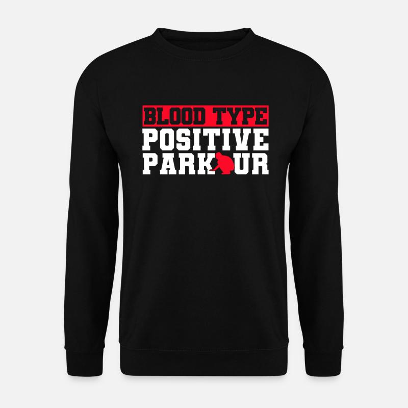 Parkour Gift Freerunning Parkour Runner - Unisex Sweatshirt - black