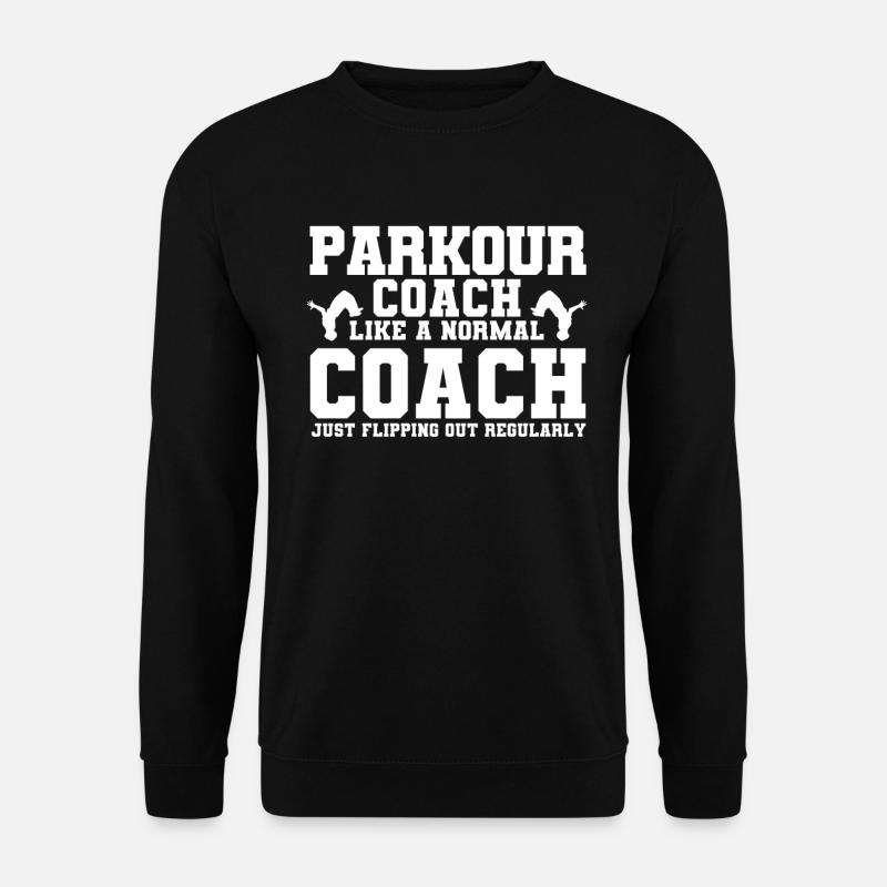 Parkour Gift Freerunning Parkour Runner - Unisex Sweatshirt - black
