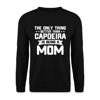 Capoeira Geschenk Brasilien Kampfkunst Capoeira - Unisex Pullover - Schwarz - Vorne - Alina (178cm) & Michal (187cm)