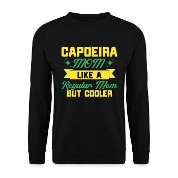 Capoeira Cadeau Brésil Arts Martiaux Capoeira - Sweat-shirt Unisexe - noir - Devant - Alina (178cm) & Michal (187cm)