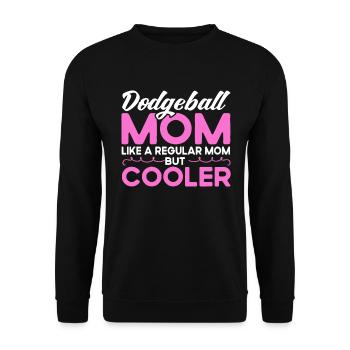 Dodgeball Spieler Geschenk Ballspiele Dodgeball - Unisex Pullover - Schwarz - Vorne - Alina (178cm) & Michal (187cm)