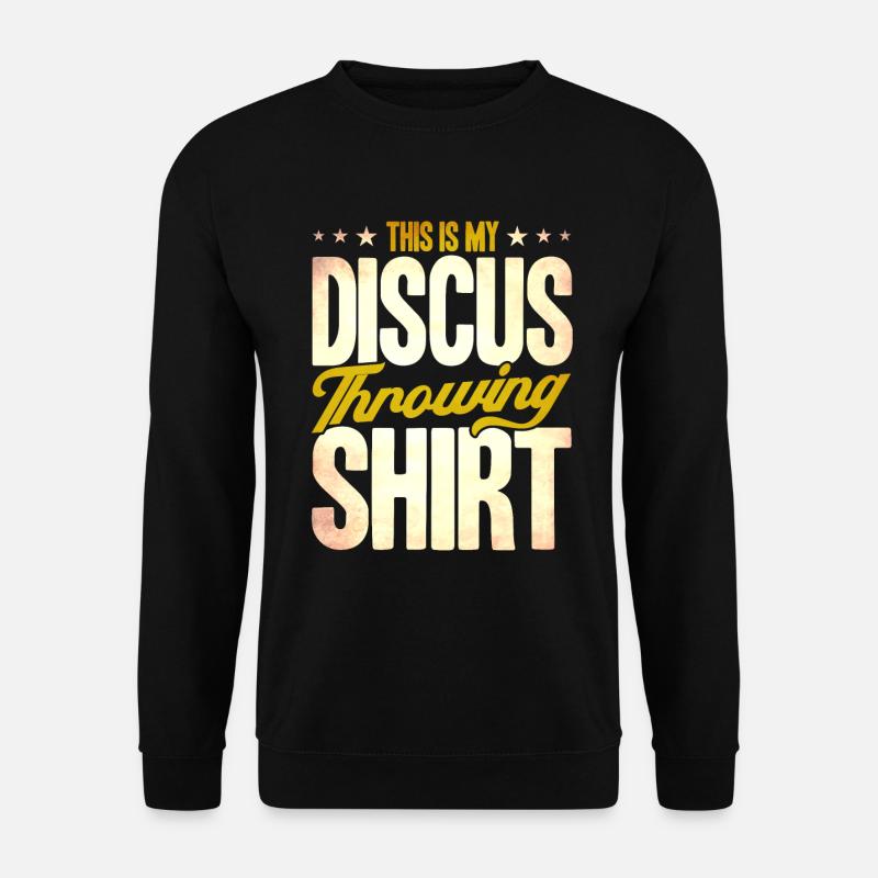 Diskuswerfen Diskuswerfer Geschenk - Unisex Pullover - Schwarz