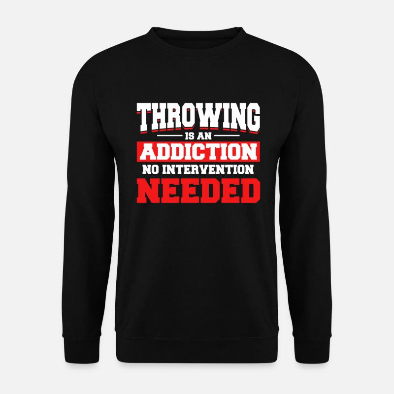 Diskuswerfen Diskuswerfer Geschenk - Unisex Pullover - Schwarz