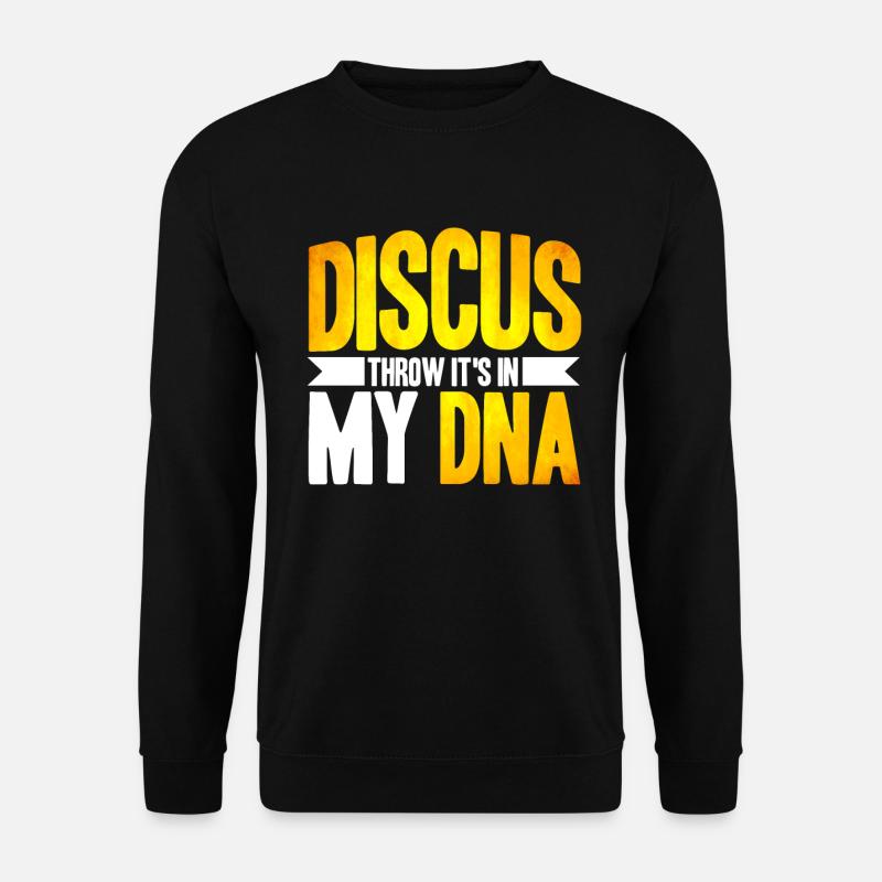Diskuswerfen Diskuswerfer Geschenk - Unisex Pullover - Schwarz