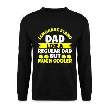 Lemonade Stand Lemon Juice Lemonade Shop - Unisex Sweatshirt - black - Front - Alina (178cm) & Michal (187cm)