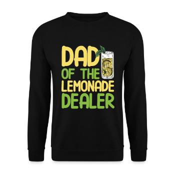Lemonade Stand Lemon Juice Lemonade Shop - Unisex Sweatshirt - black - Front - Alina (178cm) & Michal (187cm)