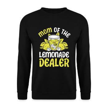 Lemonade Stand Lemon Juice Lemonade Shop - Unisex Sweatshirt - black - Front - Alina (178cm) & Michal (187cm)