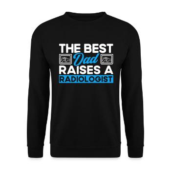 Radiology Radiologist Radiology Technician - Unisex Sweatshirt - black - Front - Alina (178cm) & Michal (187cm)