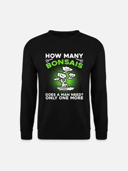 Bonsai Baum Geschenk Japan Bonsai Garten - Unisex Pullover - Schwarz