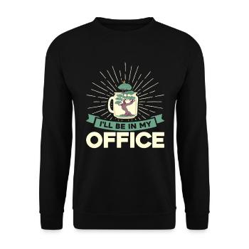 Bonsai Tree Gift Japan Bonsai Garden - Unisex Sweatshirt - black - Front - Alina (178cm) & Michal (187cm)