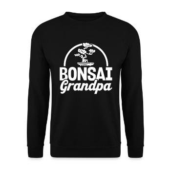 Bonsai Tree Gift Japan Bonsai Garden - Unisex Sweatshirt - black - Front - Alina (178cm) & Michal (187cm)