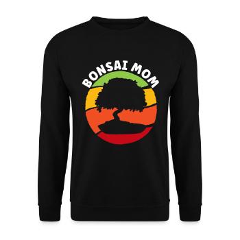 Bonsai Tree Gift Japan Bonsai Garden - Unisex Sweatshirt - black - Front - Alina (178cm) & Michal (187cm)