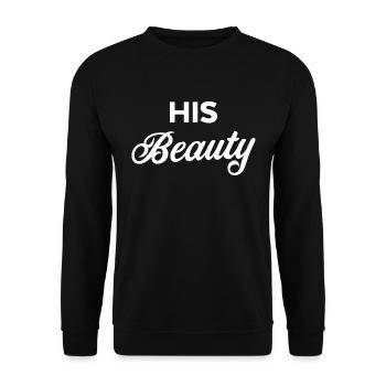Sa beauté - Sweat-shirt Unisexe - noir - Devant - Alina (178cm) & Michal (187cm)