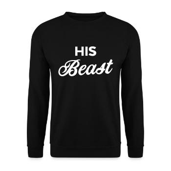 Sa Bête - Sweat-shirt Unisexe - noir - Devant - Alina (178cm) & Michal (187cm)