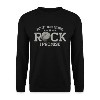 Géologue de la géologie collectrice de roches - Sweat-shirt Unisexe - noir - Devant - Alina (178cm) & Michal (187cm)