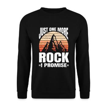 Géologue de la géologie collectrice de roches - Sweat-shirt Unisexe - noir - Devant - Alina (178cm) & Michal (187cm)