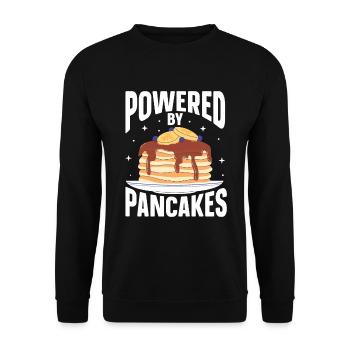Pancakes Food Lover Best Pancake Maker - Unisex Sweatshirt - black - Front - Alina (178cm) & Michal (187cm)