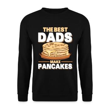 Pancakes Food Lover Best Pancake Maker - Unisex Sweatshirt - black - Front - Alina (178cm) & Michal (187cm)