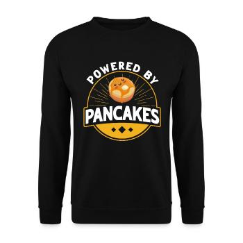 Pancakes Food Lover Best Pancake Maker - Unisex Sweatshirt - black - Front - Alina (178cm) & Michal (187cm)