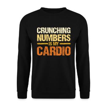 Buchhalter Geschenk Buchhaltung Steuer Cpa - Unisex Pullover - Schwarz - Vorne - Alina (178cm) & Michal (187cm)