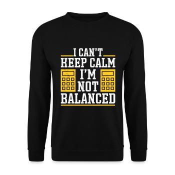 Buchhalter Geschenk Buchhaltung Steuer Cpa - Unisex Pullover - Schwarz - Vorne - Alina (178cm) & Michal (187cm)
