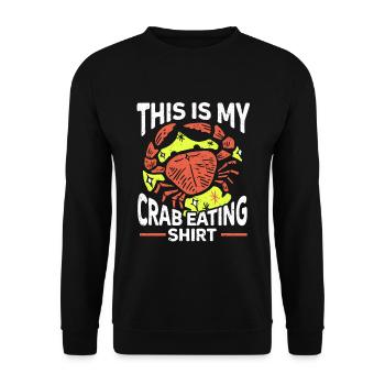 Cadeau amateur de fruits de mer fruits de mer - Sweat-shirt Unisexe - noir - Devant - Alina (178cm) & Michal (187cm)