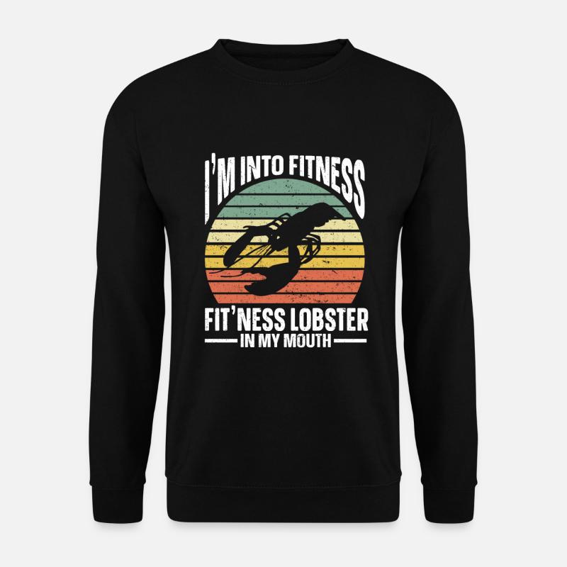 Seafood lover gift seafood - Unisex Sweatshirt - black