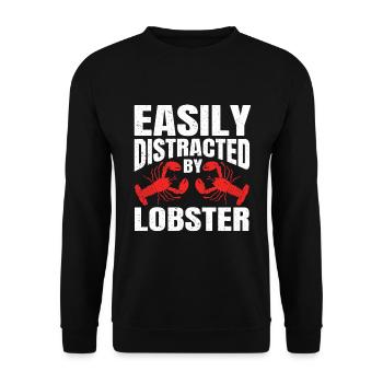 Seafood lover gift seafood - Unisex Sweatshirt - black - Front - Alina (178cm) & Michal (187cm)
