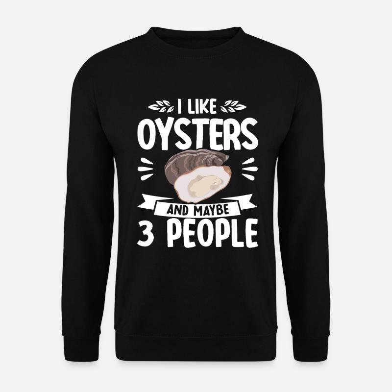 Seafood Lovers Gift Seafood - Unisex Sweatshirt - black
